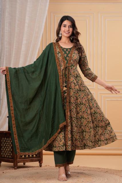 Jaipuri anarkali 3pcs wholesale ladies kurti in delhi